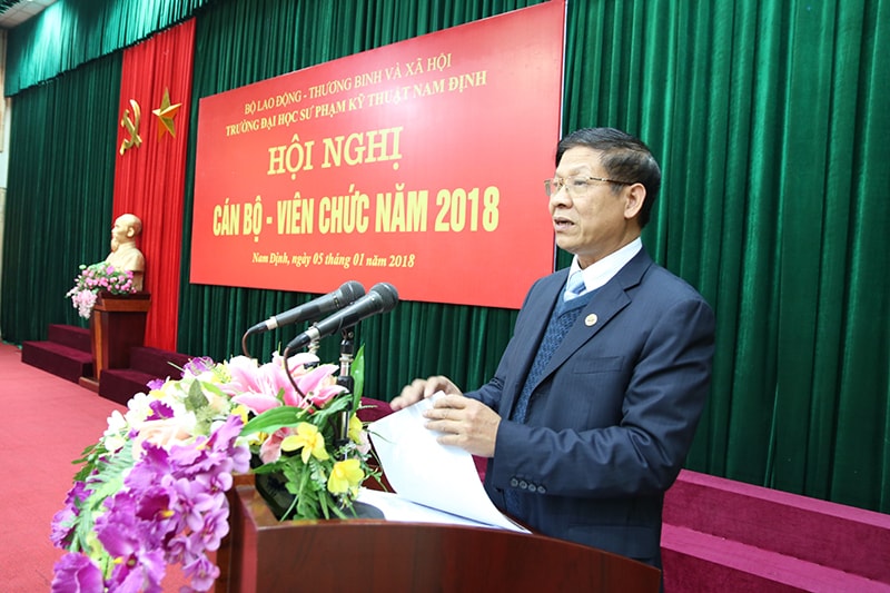 Hội nghị cán bộ - viên chức năm 2018 của Trường Đại học Sư phạm Kỹ thuật Nam Định