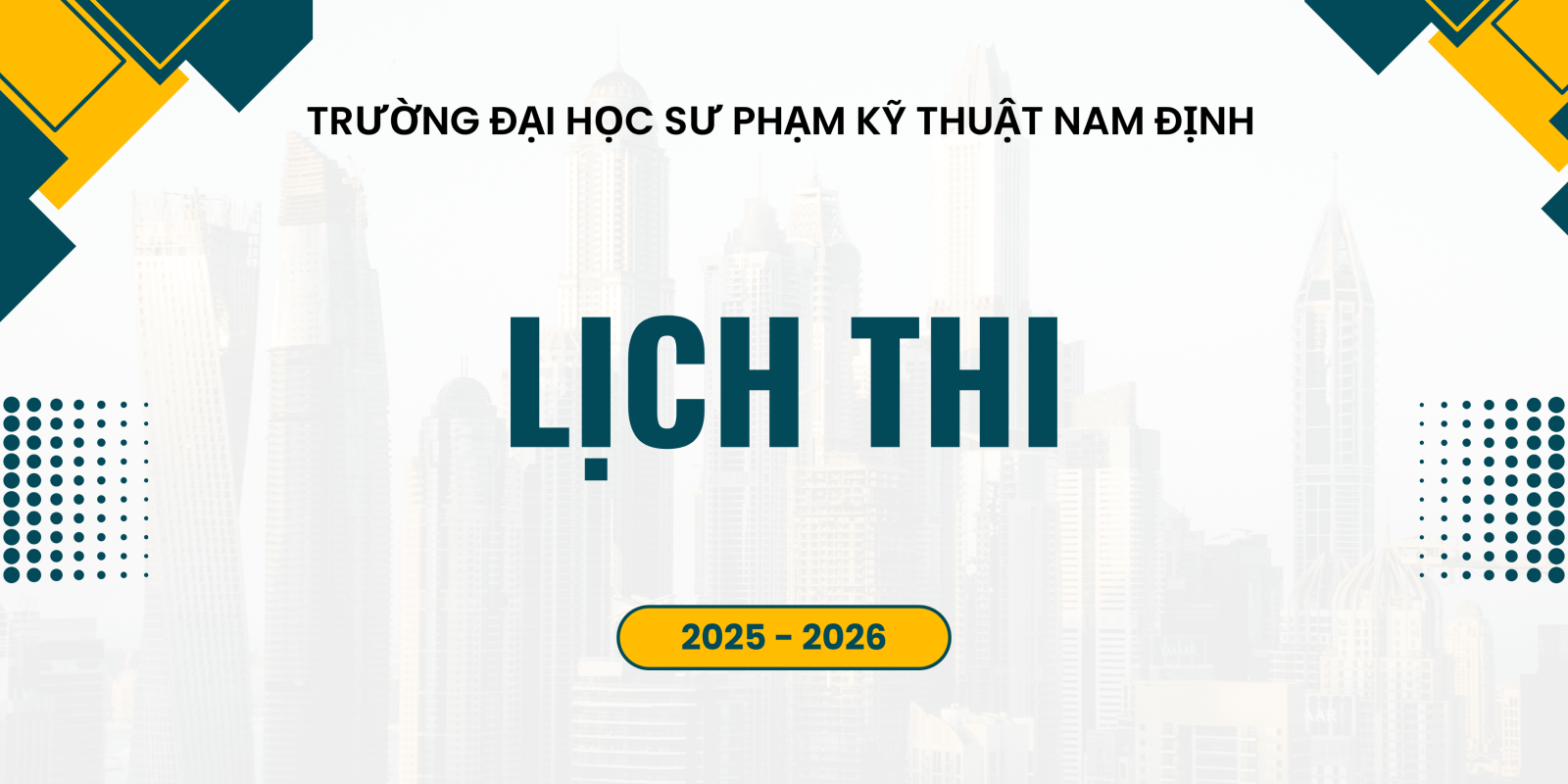 Lịch thi học kỳ I năm học 2025 - 2026 (Đợt 2) | Các lớp ĐHLT K17, K18