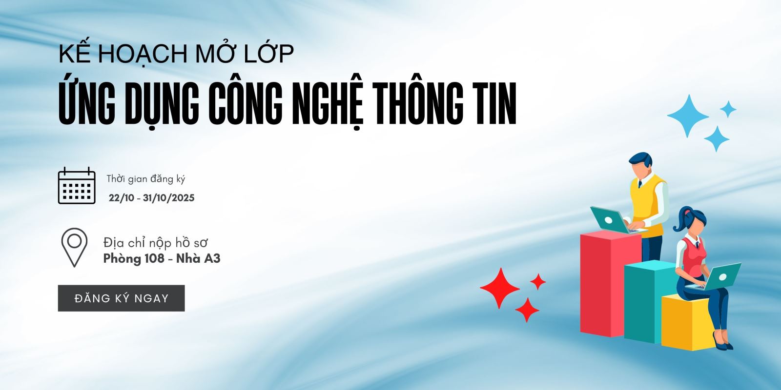 Kế hoạch về việc mở các lớp bồi dưỡng Ứng dụng công nghệ thông tin đạt chuẩn đầu ra trình độ đại học - phần 2, đợt 3 năm 2025