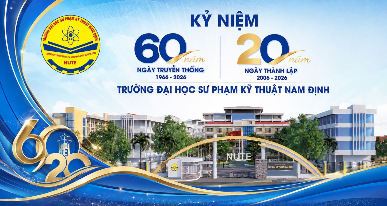 Thông báo về việc tổ chức kỷ niệm 60 năm ngày truyền thống và 20 năm ngày thành lập Trường Đại học Sư phạm Kỹ thuật Nam Định (điều chỉnh)