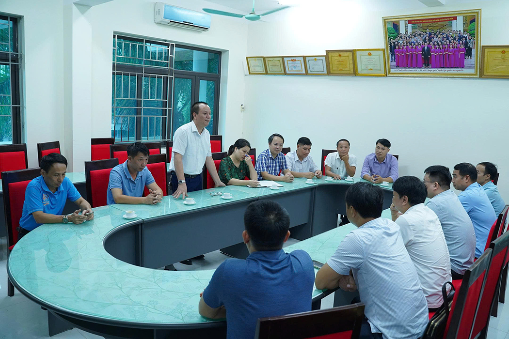 Lãnh đạo hai Nhà trường thống nhất các nội dung hợp tác quan trọng trong buổi làm việc